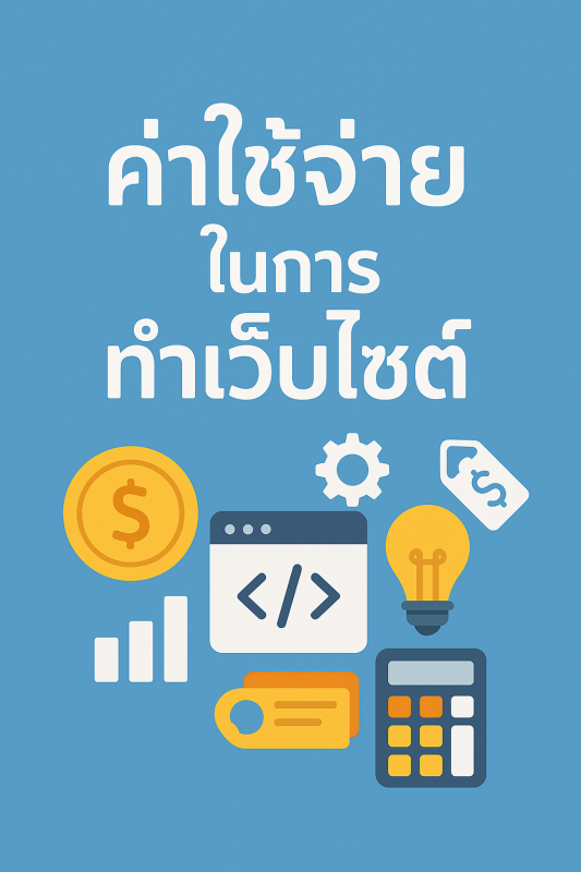 ค่าใช้จ่ายในการทำเว็บไซต์
